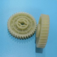 PA nylon material  Custom high precision CNC machining parts helical gear and gear shaft