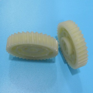 PA nylon material  Custom high precision CNC machining parts helical gear and gear shaft