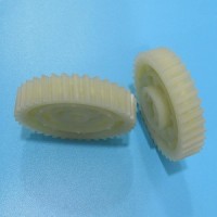 PA nylon material  Custom high precision CNC machining parts helical gear and gear shaft