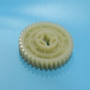PA nylon material  Custom high precision CNC machining parts helical gear and gear shaft