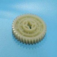 PA nylon material  Custom high precision CNC machining parts helical gear and gear shaft