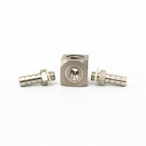 China factory nickel cnc machining parts c3600 copper joint Pneumatic accessories